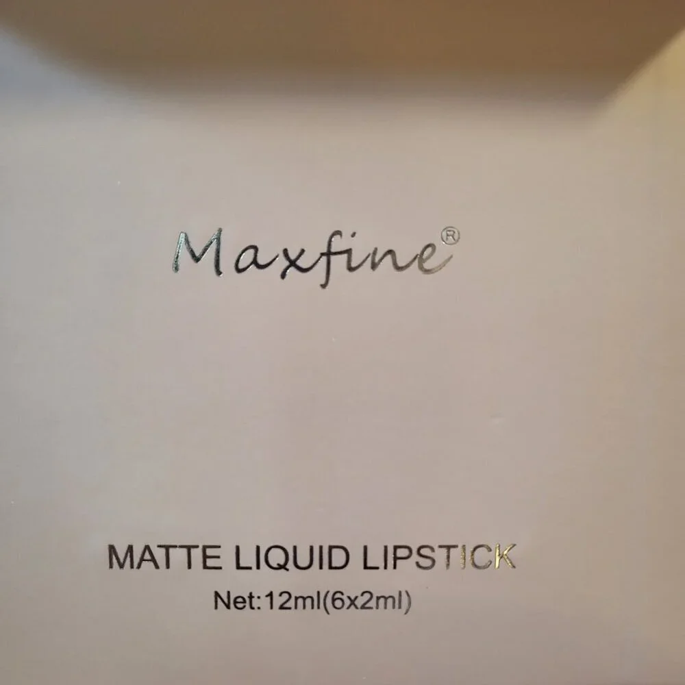 Maxfine Holiday Gift Box 6PC/Set Matte Velvet Lip Gloss Waterproof Long-lasting‎